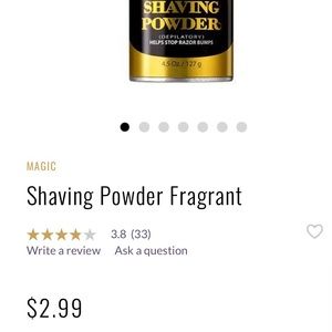 Magic fragrant shaving powder